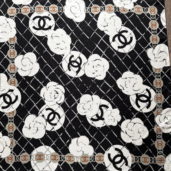 New Chanel Silk Scarf - Picture 8 of 16